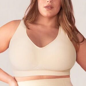 Shapermint Essentials Everyday Comfort Straps Shaping Bra Sz 3X Chai